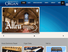 Tablet Screenshot of northwestorgan.com